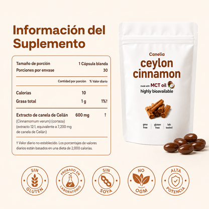 Canela de Ceilán | Metabolismo en orden